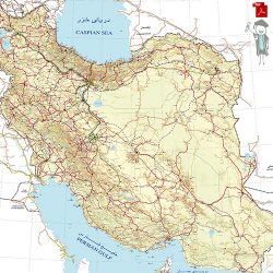 دانلود نقشه با کیفیت و اورجینال راه های ایران بصورت پی دی اف و با کیفیت بینهایت!